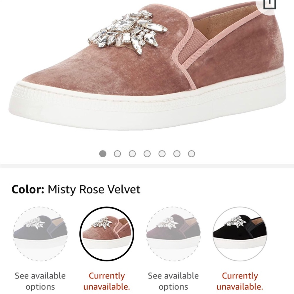 BADGLEY MISCHKA BARRE VELVET SNEAKER NEW